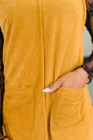 One Eleven North Feeling That Way Corduroy Dress