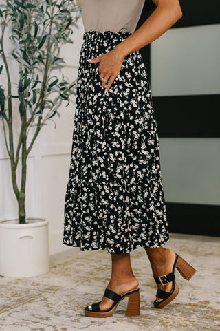 Polagram Fielding Flowers Floral Skirt