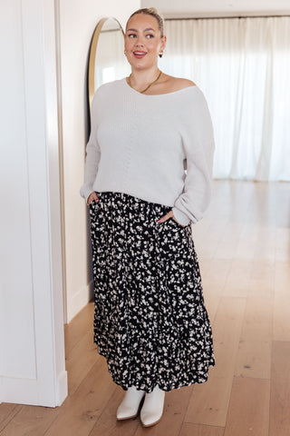 Polagram Fielding Flowers Floral Skirt