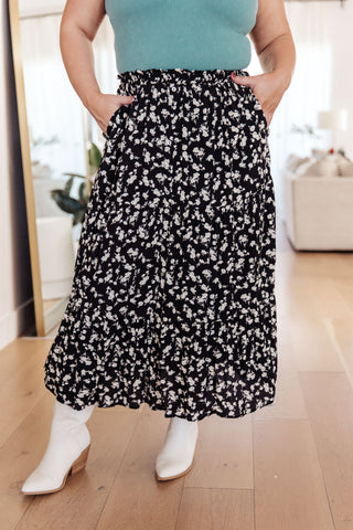 Polagram Fielding Flowers Floral Skirt
