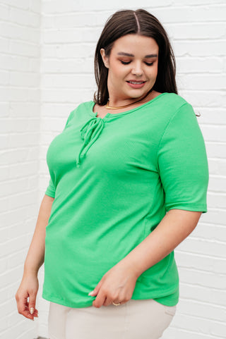 White Birch Fill Your Heart Scoop Neck Top
