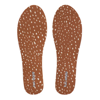Flat Socks Micro Plush Fawn-Tastic