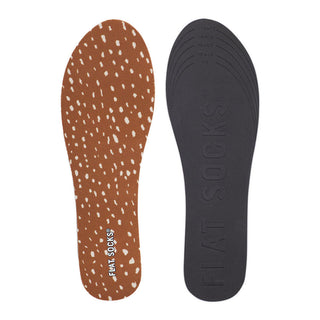 Flat Socks Micro Plush Fawn-Tastic