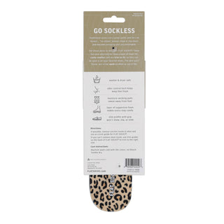 Flat Socks Micro Plush Leopard