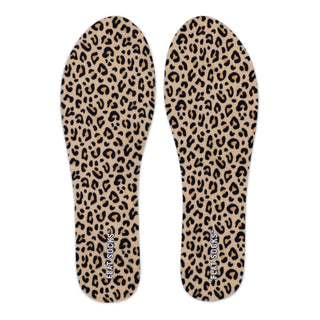 Flat Socks Micro Plush Leopard