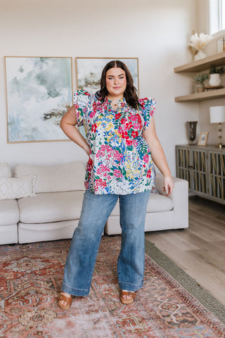 Entro Floral Impressions Blouse