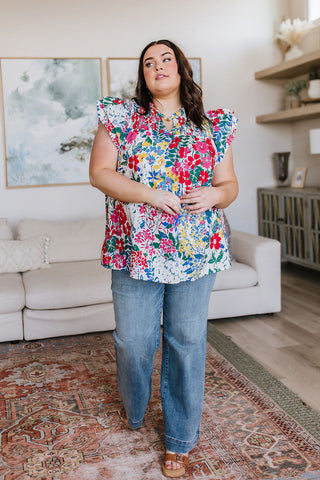 Entro Floral Impressions Blouse