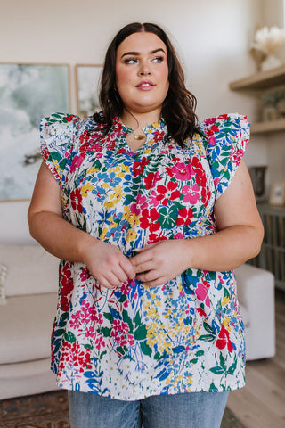 Entro Floral Impressions Blouse