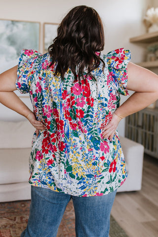 Entro Floral Impressions Blouse
