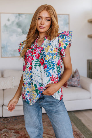 Entro Floral Impressions Blouse