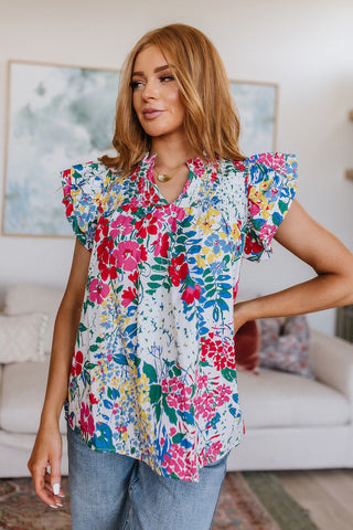 Entro Floral Impressions Blouse