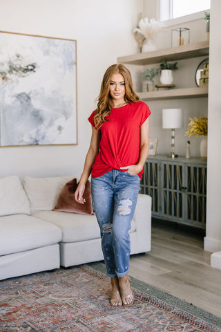 Judy Blue Juliet Star Crossed Boyfriend Jeans - Exclusive