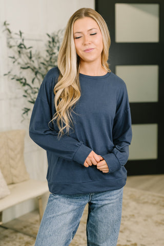 Zenana Genuine Interest Long Sleeve Top