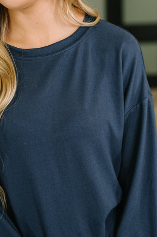 Zenana Genuine Interest Long Sleeve Top