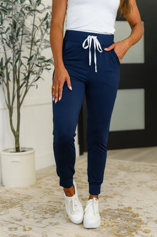 One Eleven North Giving the Run Around Joggers in Navy