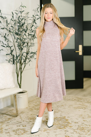 Dear Scarlett Glam Dress and Cardigan Set in Wine