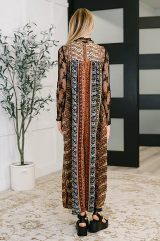 Haptics Going with the Flow Mixed Print Jumpsuit