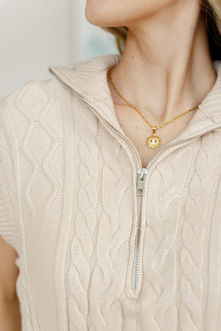 Heyson Golf At Four Cable Knit Vest