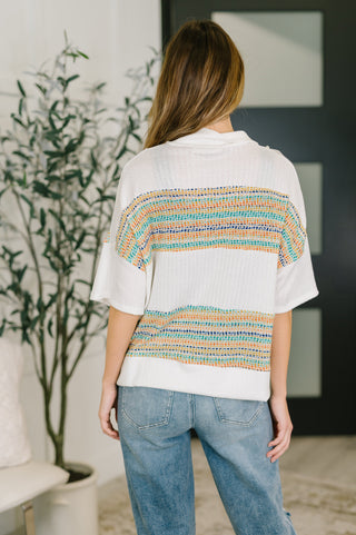 Haptics Good For Me Collared Knit Top