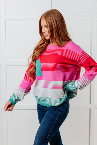 One Eleven North Gradual Feelings Striped Sweater