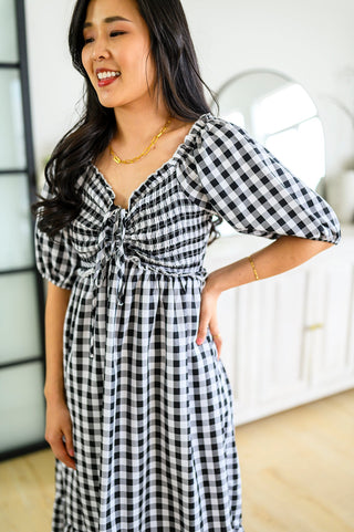 Andree By Unit Greenville Gingham Midi Dress