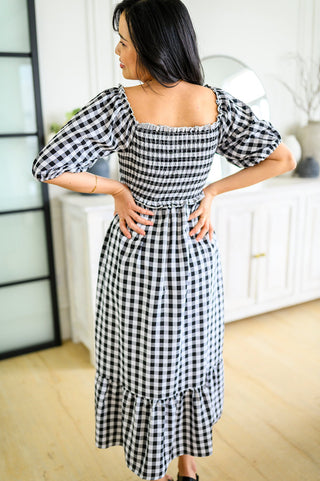 Andree By Unit Greenville Gingham Midi Dress