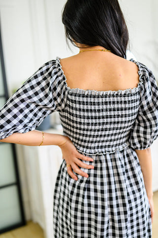 Andree By Unit Greenville Gingham Midi Dress