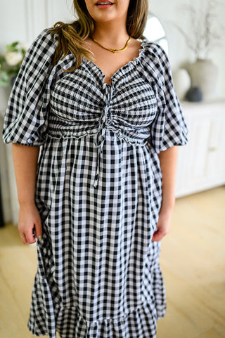 Andree By Unit Greenville Gingham Midi Dress