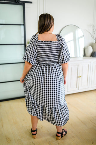 Andree By Unit Greenville Gingham Midi Dress