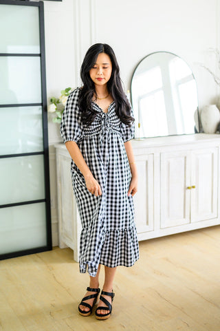 Andree By Unit Greenville Gingham Midi Dress