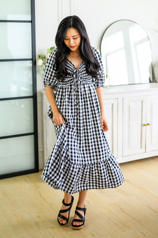 Andree By Unit Greenville Gingham Midi Dress