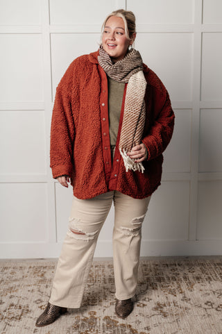 One Eleven North On a Roll Ribbed Knit V Neck Long Sleeve Top