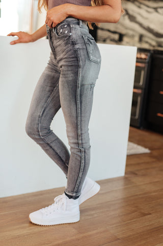 Judy Blue Hadley High Rise Control Top Release Hem Skinny - Exclusive