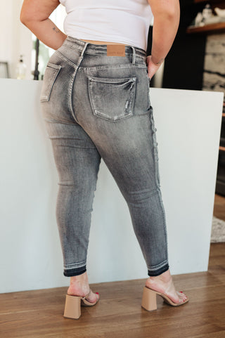 Judy Blue Hadley High Rise Control Top Release Hem Skinny - Exclusive