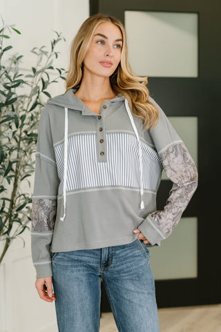 One Eleven North Hang Onto This Feeling Color Block Pullover