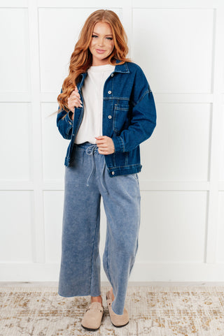One Eleven North Have We Met Oversized Denim Jacket