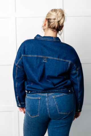 One Eleven North Have We Met Oversized Denim Jacket