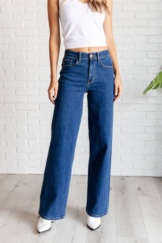 Judy Blue Hazel High Rise Vintage Wide Leg Jeans - Exclusive