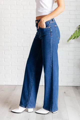 Judy Blue Hazel High Rise Vintage Wide Leg Jeans - Exclusive