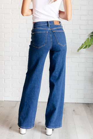 Judy Blue Hazel High Rise Vintage Wide Leg Jeans - Exclusive