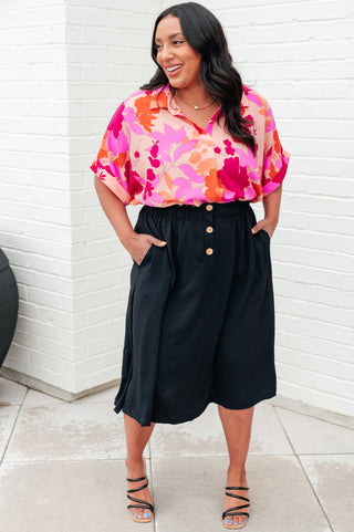 White Birch Hazy Cosmic Jive Relaxed Blouse