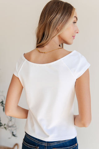 Kori Here I Am For the First Time Top in White
