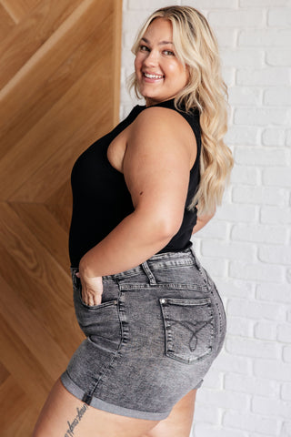One Eleven North Higher and Higher Ribbed Zip Up Bodysuit