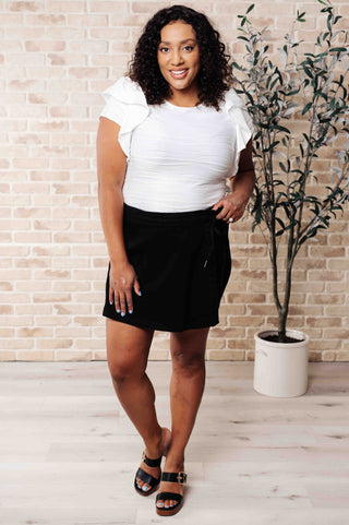 One Eleven North Highest Praise Ruffle Sleeve Blouse