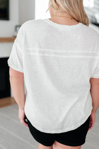 Very J Hipster Henley Top