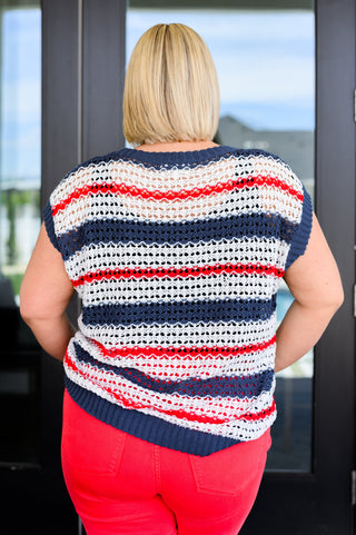 Haptics Home of the Brave Dolman Sleeve Top