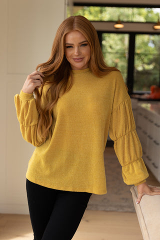 GeeGee Honey Be Mine Balloon Sleeve Sweater
