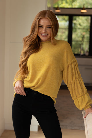 GeeGee Honey Be Mine Balloon Sleeve Sweater