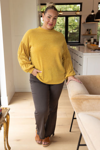 GeeGee Honey Be Mine Balloon Sleeve Sweater