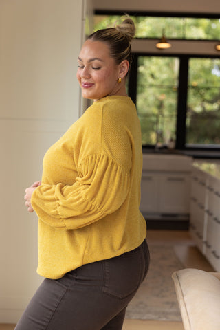 GeeGee Honey Be Mine Balloon Sleeve Sweater
